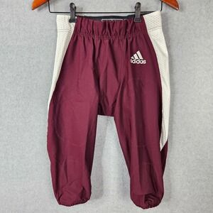 Adidas Woven A1 Stock Football Pants Men's Size Small Maroon New‎ GG7414